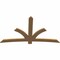 Ekena Millwork Davenport Timber Gable Bracket, Western Red Cedar, 84"W x 49"H x 1 1/2"D x 5 1/2"F, 14/12 Pitch GBW084X49X0206DAV00SWR - alternate 3